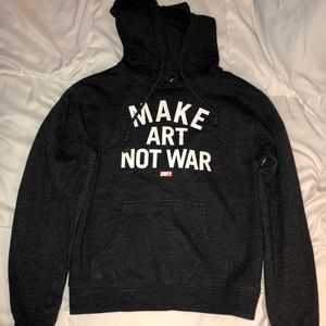 Make Art Not War Obey Hoodie